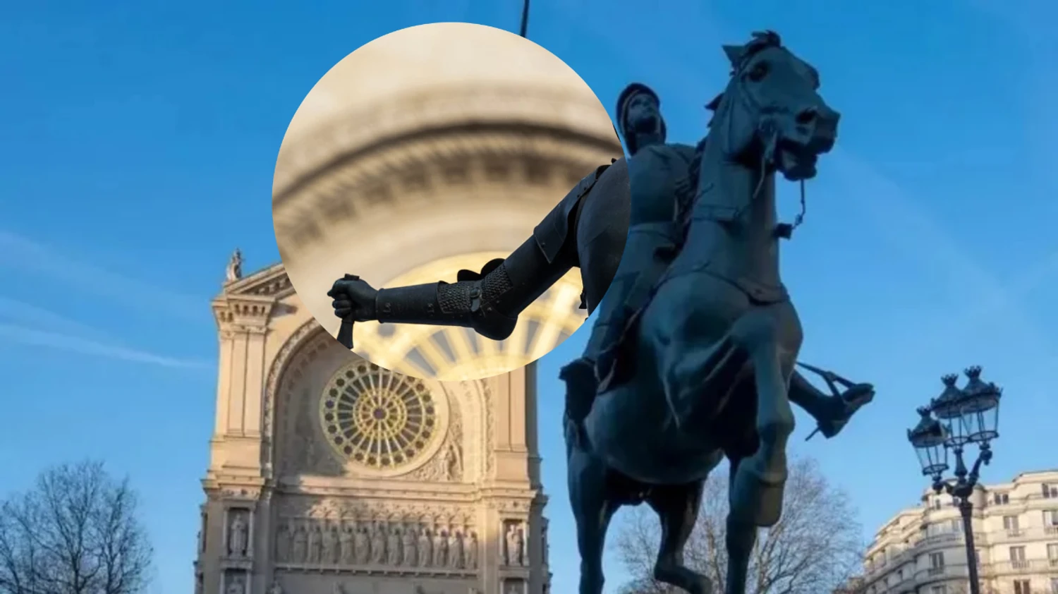 У Парижі затримано чоловіка, який викрав меч зі скульптури Жанни д